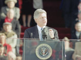 President Bill Clinton Delivers His First Inaugural Address  January 20  1993