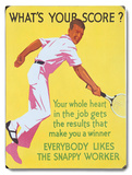 What's Your Score Motivational Poster