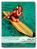 Surfer Girl - Buoyant Riding Waikiki