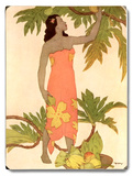 Woman at Palm Tree