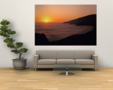 Sunset with Marine Layer  Pacific Ocean  Big Sur  California  USA