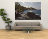 Rocks on the Coast  Lake Tahoe  California  USA