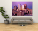 Dawn  Skyline  Los Angeles  California  USA