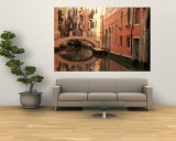 Reflection of Buildings in Water  Venice  Italy