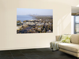 City at the Coast with Chicago in the Background  Evanston  Illinois  USA