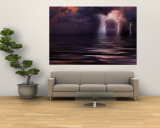 Lightning over the Sea