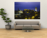 City Lit Up at Night  Edinburgh Castle  Edinburgh  Scotland