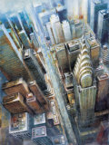 Manhattan from the Clouds I
