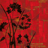 Silhouette on Red