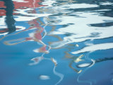 Reflection on the Rippling Surface of Water in Magdalen Island  Quebec  Canada