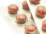 Packaged Red Pills in Foil Pack