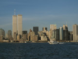 New York City Skyline with the World Trade Center  New York City  America