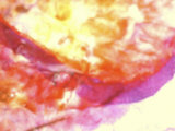 Glowing Light on Abstract Yellow  Red and Purple Rock Background