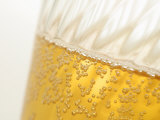 Close Up of a Frosty Cold Glass of Beer
