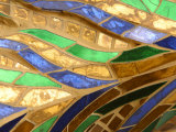 Close-Up of a Stained Glass Artwork  Thailand