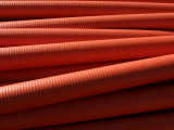 Horizontal Rows or Industrial Red Pipes