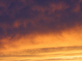 Texture of Clouds in Sky at Sunset