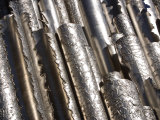Texture of Industrial Metal Pipes