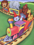 Train with Traveling Circus