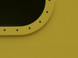 Curved Edge of a Metallic Structure