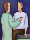 Doctor Examining Patient with Stethoscope