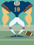 Giant Football Player
