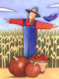 Autumn Season Harvest by Scarecrow