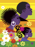 Hairstyles on Three People