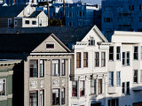 Historic Victorian Houses in San Francisco  California
