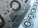 Architecture on Exterior of Modern Building in London  England
