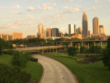 Skyscrapers in Skyline in Grandiose Charlotte  North Carolina