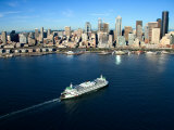 Grandiose Skyline of Beautiful Seattle  Washington