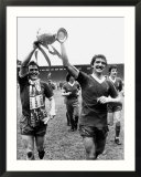 Footballer Liverpool FC Kenny Dalglish Graeme Souness Alan Hansen Celebrating Winning Championship