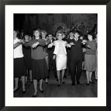 Dusty Springfield at Ilford Palaia Essex Giving a Demo of the Hitchhiker Dance  January 1964