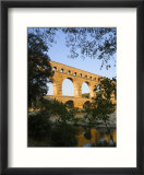 The Pont du Gard Roman Aquaduct Over the Gard River  Avignon  France