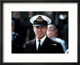 Prince Andrew in Naval Uniform Returns from Falklands 1982 at Portsmouth Docks on Hms Invincible