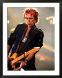 Keith Richards Performing on Stage at the Rolling Stones in Concert at Twickenham  August 2006