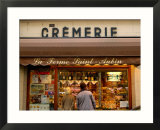 Couple Window Shopping at Cremerie  Paris  France