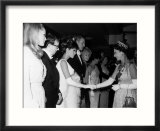 Raquel Welch Meets Queen Elizabeth in 1966 with Woody Allen and Ursula Andress