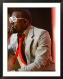 Kanye West Performing at the Princess Diana Memorial Concert at Wembley Stadium