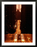 Cable Car Tracks on California Street  San Francisco  USA
