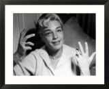 Simone Signoret Actress Gesturing with Hands