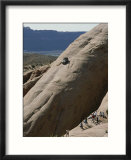 Jeep Drives Down a Slick Rock Formation Called Lion's Back  Utah