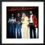 Led Zeppelin Musicians the Group with Jimmy Savile at the Melody Maker Awards