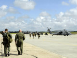 Aircrews Prepare to Depart to Provide Search and Rescue Support  September 12  2008
