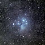 Pleiades Surrounded by Dust and Nebulosity