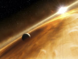 Artist's Concept of the Star Fomalhaut and a Jupiter-Type Planet