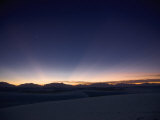 Sunset Landscape Depicting Crepuscular Rays