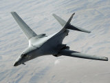 US Air Force B-1B Lancer on a Combat Patrol over Afghanistan