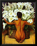 Nude with Calla Lilies